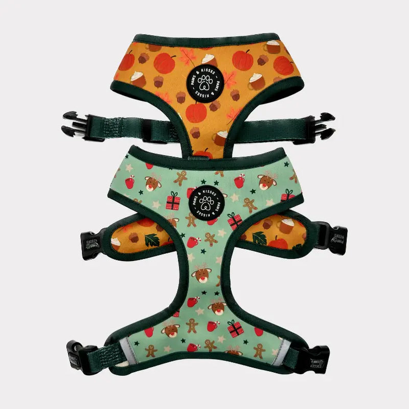 Pawfectly Holiday Reversible Harness