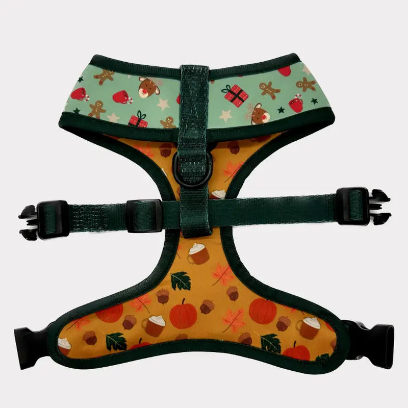 Pawfectly Holiday Reversible Harness