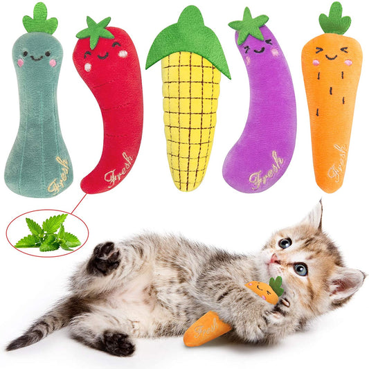 Purrfect Catnip Toys, Cat Toys, Catnip Toys for Cats, Cat Toys with Catnip, Cat Toys for Indoor Cats, Interactive Cat Toy, Cat Chew Toy, Cat Pillow Toys, Cat Toys for Kittens Kitty