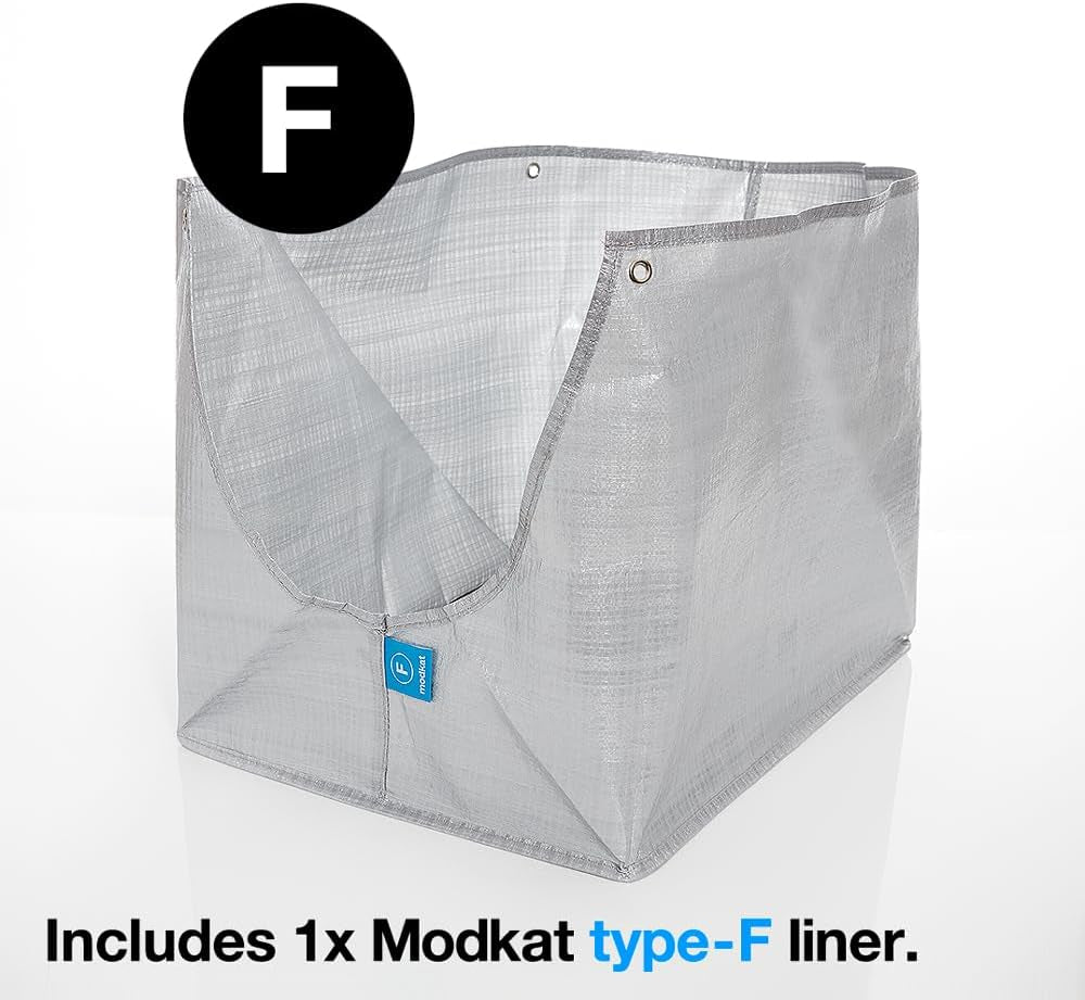 Flip Litter Box Kit Includes Scoop and Reusable Tarp Liner